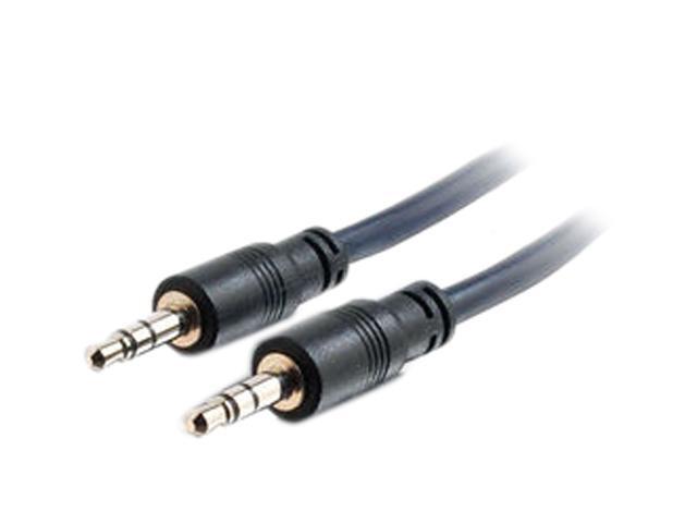 C2G 40516 25 ft. Plenum-Rated 3.5mm Stereo Audio Cable with Low Profile Connectors M-M