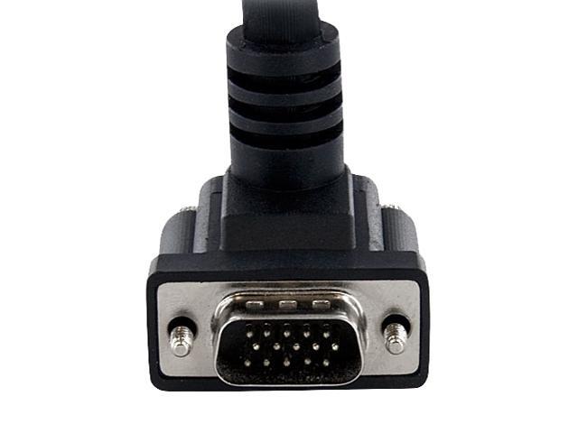 StarTech MXT101MMHD15 15 ft. Coax High Resolution 90° Down Angled VGA Monitor Cable