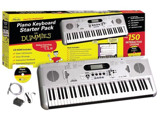 eMedia FD05107 Piano For Dummies 61-Key Keyboard Starter Pack eMedia FD05107 Piano For Dummies 61-Key Keyboard Starter Pack