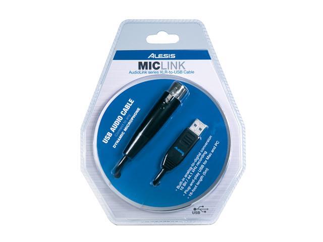 Alesis MicLink 16.5 Feet AudioLink Series XLR-to-USB Cable