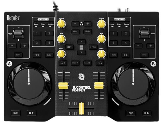 Hercules 4780762 DJControl Instinct for iPad Plug and Mix on whatever you want: iPad, Mac or PC