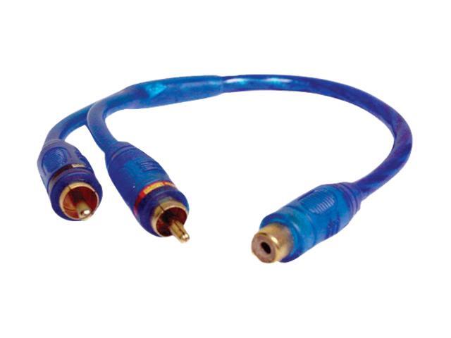 DB Link CLY2MZ Triple Shielded RCA Y-Adapter (2 Male / 1 Female)