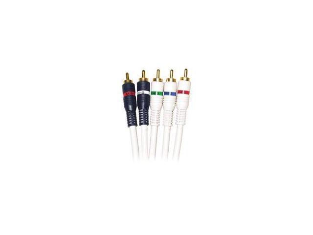 STEREN 254-612IV 12 feet 5-RCA Component-A/V Cable