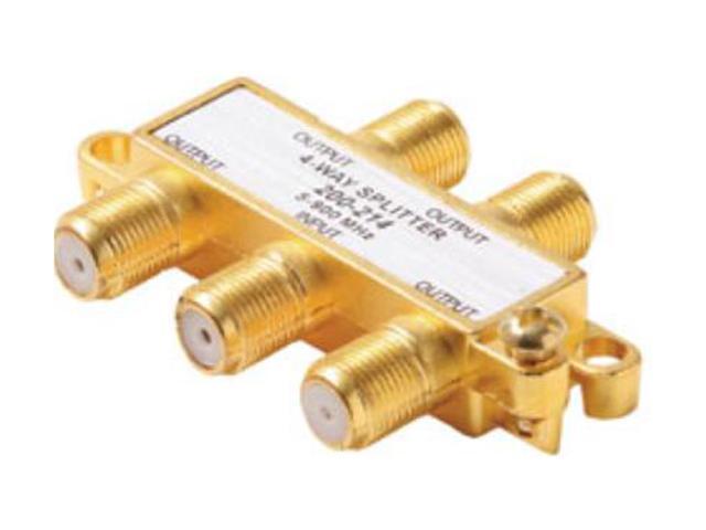 Steren 200-224 4-Way 900MHz F-Splitter