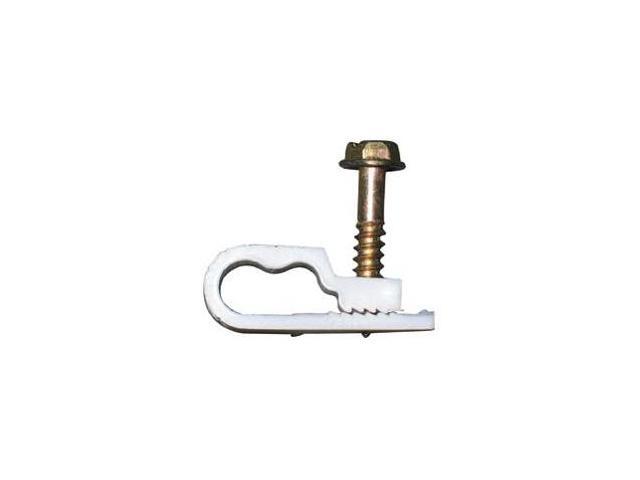 Steren 200-964WH Dual Coax Grip-Clip