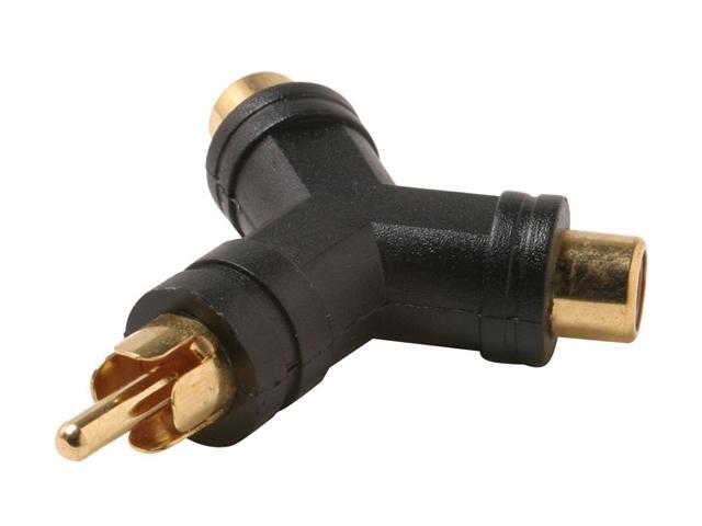 Steren 251-113-10 10ct RCA Plug to 2-RCA Jack Y Adapter