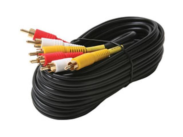 STEREN  206-284  25 ft.  Stereo 3-RCA Audio/Video Cable