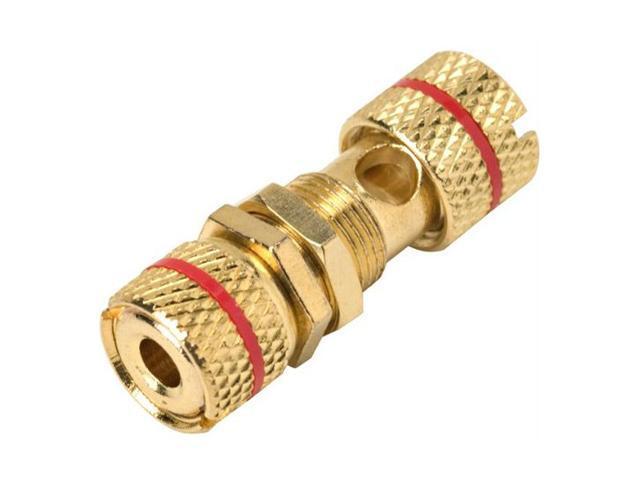Steren 251-509-10 10Pk Single Binding Post/Banana Adapter