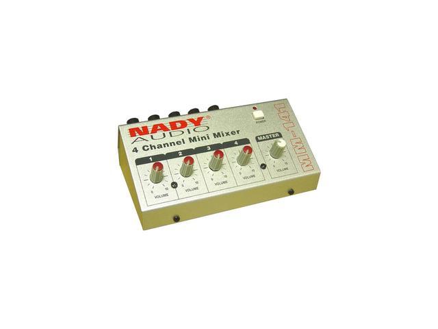 Nady MM-141 4-Channel Mini Mixer