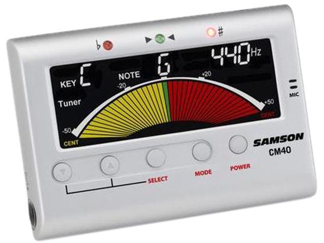 Samson CM40 Chromatic Guitar Tuner and Metronome