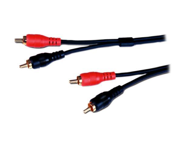 Comprehensive 2PP-2PP-10ST 10 ft. Stereo Gold RCA Audio Cable M-M