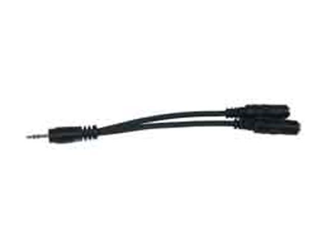Comprehensive MP/2MJ-CS 6" 3.5mm Male to 2 x 3.5mm Female Stereo Cable M-F