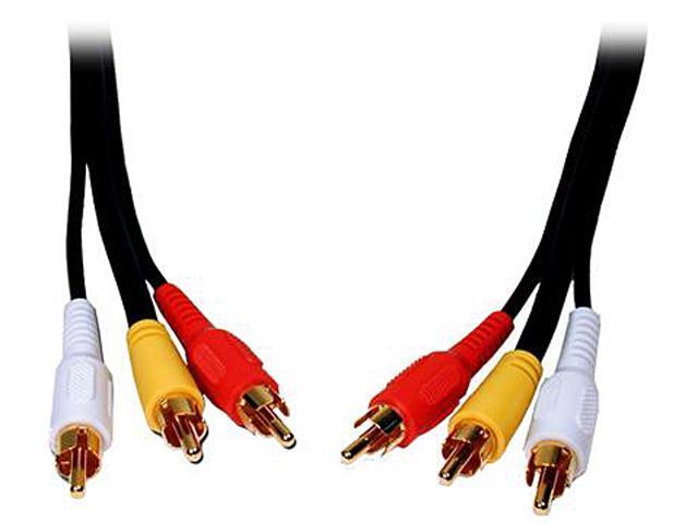 Comprehensive Model 3RCA-3RCA-3ST 3 ft Standard Series General Purpose 3 RCA Video Cable M-M