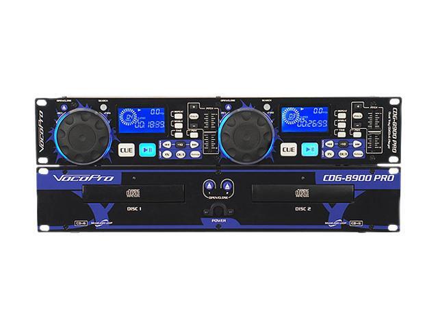 VocoPro CDG-8900 PRO Professional Dual Tray CD/CD+G Player
