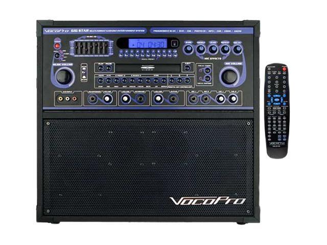 VocoPro GIGSTAR Professional All-in-One CD Karaoke System with Voice Cancellation