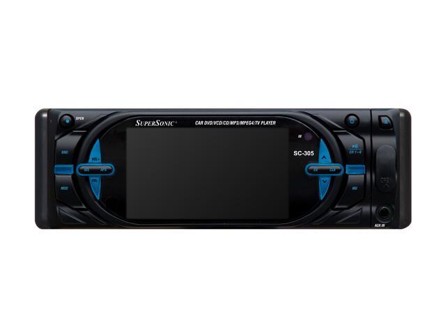 Supersonic In-Dash DVD Receiver w/ 3.5" Display
