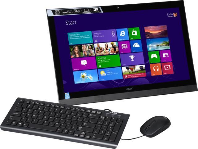 Acer All-in-One PC Aspire AZ1-621-UR1A Pentium N3540 (2.16 GHz) 4 GB DDR3 1 TB HDD 21.5" Touchscreen Windows 8.1 64-Bit