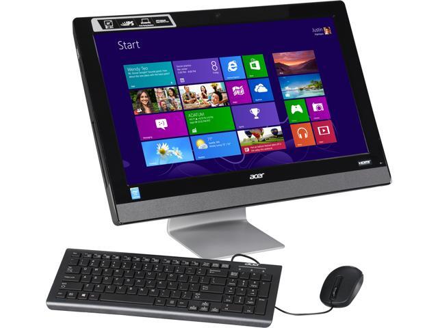 Acer All-in-One PC Aspire AZ3-615-UR19 Pentium Dual Core G3250T (2.80 GHz) 4 GB DDR3 1 TB HDD 23" Windows 8.1 64-Bit
