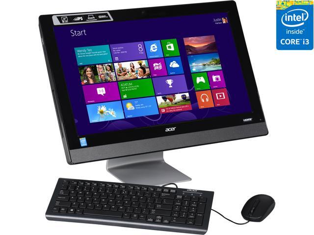 Acer All-in-One PC Aspire AZ3-615-UR1A Intel Core i3 4160T (3.10 GHz) 8 GB DDR3 1 TB HDD 23" Windows 8.1 64-Bit 