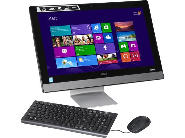 Acer All-in-One PC Aspire AZ3-615-UR1B Pentium Dual Core G3250T (2.80 GHz) 4 GB DDR3 1 TB HDD 23" Touchscreen Windows 8.1 ...