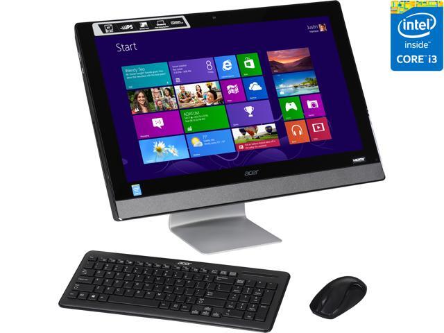 Acer All-in-One PC Aspire AZ3-615-UR1C Intel Core i3 4160T (3.10 GHz) 6 GB DDR3 1 TB HDD 23" Touchscreen Windows 8.1 64-Bit