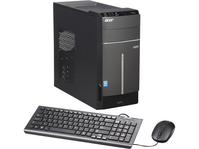 Acer Desktop PC ATC-605-UR1Y Pentium G3250 (3.20 GHz) 4 GB DDR3 1 TB HDD Windows 7 Professional 64-Bit / Windows 8.1 Professional ...