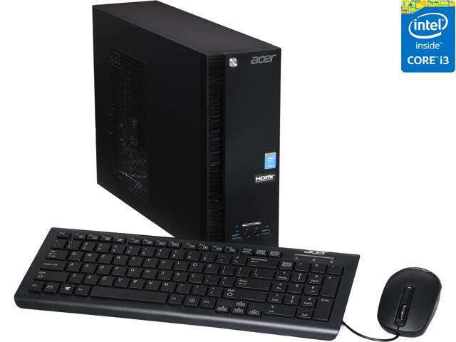 Acer Desktop Computer AXC-705-UR53 Intel Core i3 4th Gen 4160 (3.60 GHz) 4 GB DDR3 1 TB HDD Windows 10 Home 