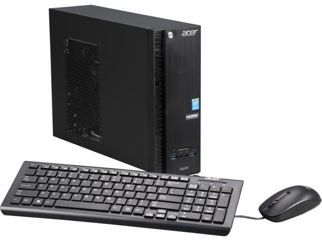 Acer Desktop Computer AXC-705-UR51 Intel Core i3 4th Gen 4160 (3.60 GHz) 4 GB DDR3 1 TB HDD Windows 7 Professional 64-bit ...
