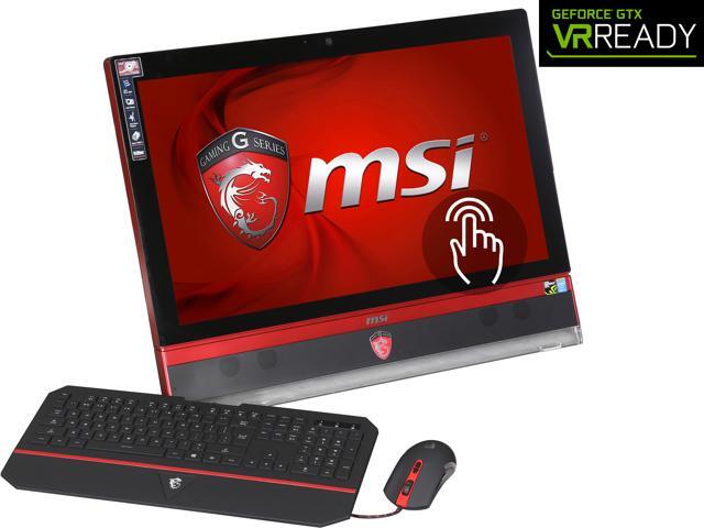MSI Gaming All-in-One PC AG270 2QC-042US Intel Core i7 4870HQ (2.50 GHz) 16 GB DDR3L 1 TB HDD 256 GB SSD NVIDIA GeForce GTX ...