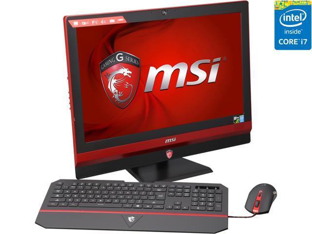 MSI All-in-One PC 24GE 2QE-016US Intel Core i7 4720HQ (2.60 GHz) 12 GB DDR3 1 TB HDD 23.6" Windows 8.1