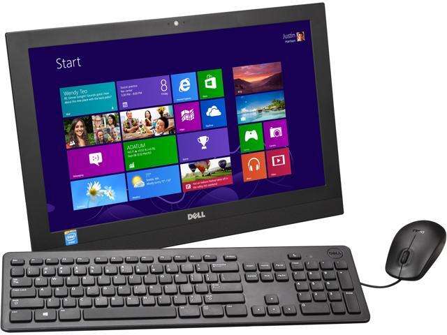 DELL Desktop PC Inspiron i3043-1250BLK Celeron N2830 (2.16 GHz) 4 GB DDR3 500 GB HDD 19.5" Windows 8.1 64-Bit