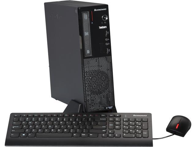Lenovo Desktop PC ThinkCentre E73 (10AU002PUS) Intel Core i3 4130 (3.40 GHz) 4 GB DDR3 500 GB HDD Windows 7 Professional ...