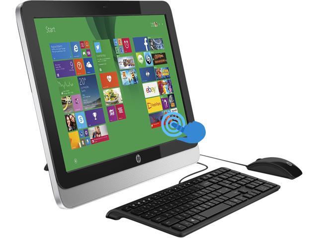 HP All-in-One PC 21-2010 A4-Series APU A4-6210 (1.80 GHz) 4 GB DDR3 1 TB HDD 21.5" Touchscreen Windows 8.1 64-Bit