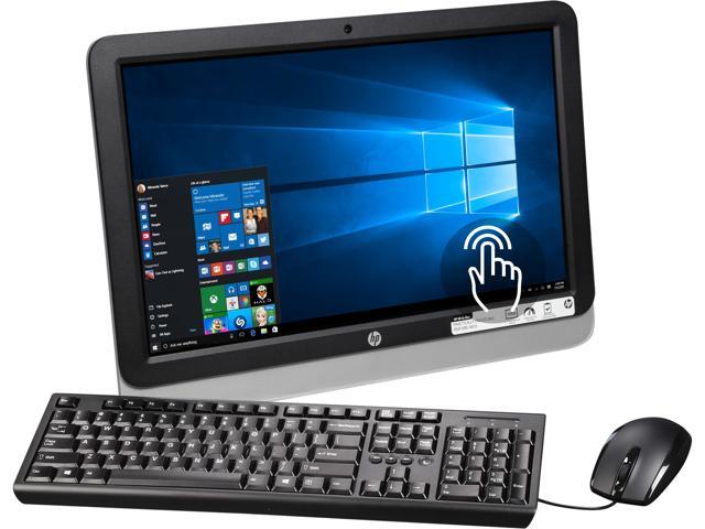 HP All-in-One Computer 22-3120 A6-Series APU A6-6310 (1.80 GHz) 4 GB DDR3 1 TB HDD 21.5" Touchscreen Windows 10 Home 