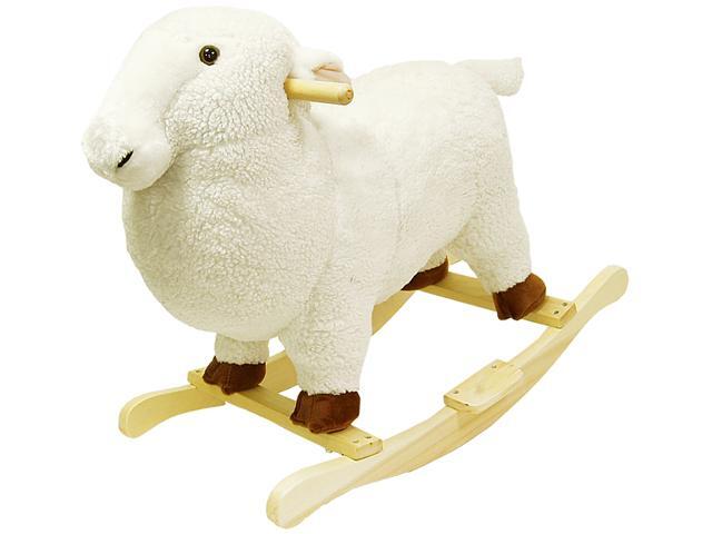 Happy Trails Lamb Plush Rocking Animal