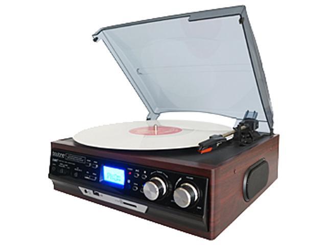 Boytone BT-17DJM Multi RPM Turntable, Brown