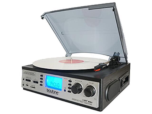 Boytone BT-19DJS-C Multi RPM Turntable,  Black