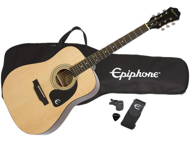 Epiphone DR-100PK NA Acoustic Guitar Package, Natural