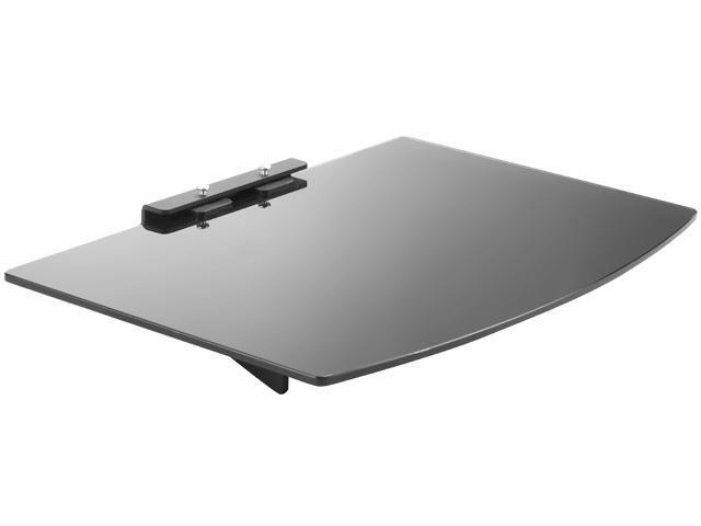 Tuff Mount S200 Component Glass Shelf Wall Mount Great For Blue Ray, Gaming, And Cable Box