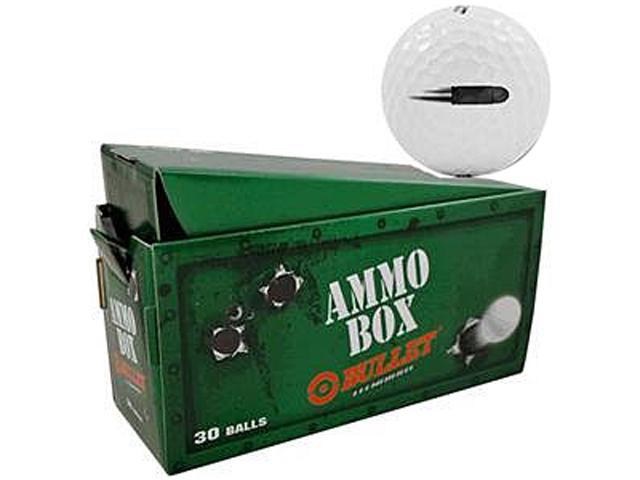 New Bullet Golf Titanium Golf Balls 30-Ball Ammo Box