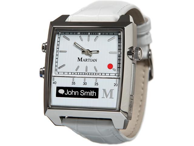 Martian MP100WSW Passport Watch White/Silver/White