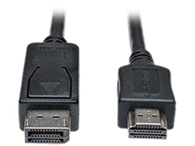 Tripp Lite P582-010 10 ft. Black Connector A: DISPLAYPORT (MALE) Connector B: HDMI (MALE) DisplayPort to HD Cable Adapter ...