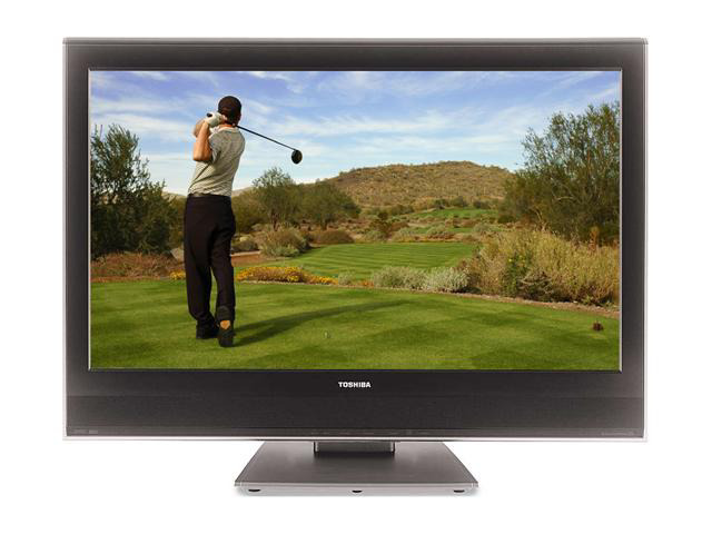 TOSHIBA REGZA 37HLV66 37" Black/Silver LCD HDTV w/ DVD Player & ATSC Tuner