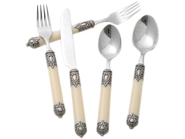 Hampton Forge 781U0202TE San Remo 20pc SS Fltwr Crm