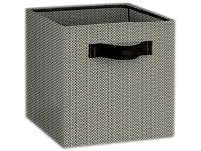 Bellevesta  02133-140  Woven Vinyl Storage Cube, Silver