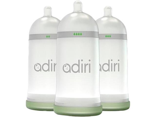 Adiri KIT ADIRI NXGEN STAGE 1+2+3 KIT 9.5OZ BABY BOTTLE WHITE 3PK