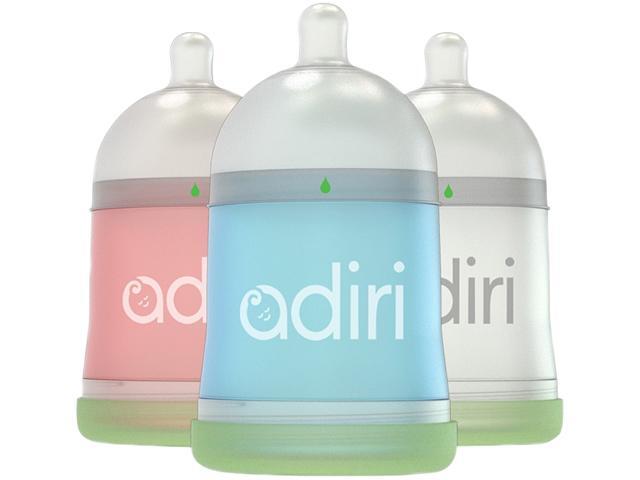 Adiri AD004WT-001C-3PK ADIRI NXGEN BABY BOTTLE 3 PACK, White & Blue & Pink