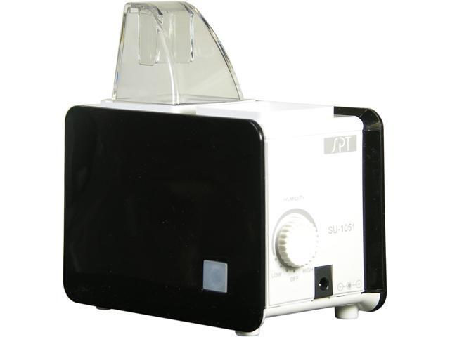 SPT SU-1051B Personal Ultrasonic Humidifier, Black/White