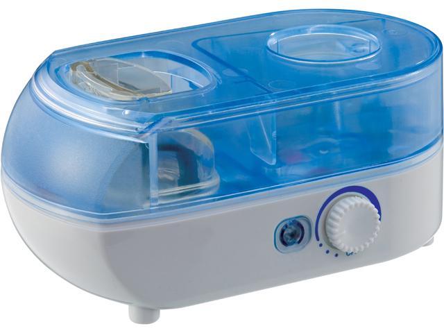 SPT SU-1052 Personal Ultrasonic Humidifier with ION Technology, Blue/White