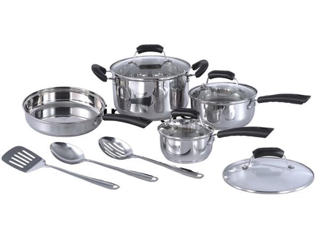 Sunpentown HK-1111 11pc Stainless Steel Cookware Set